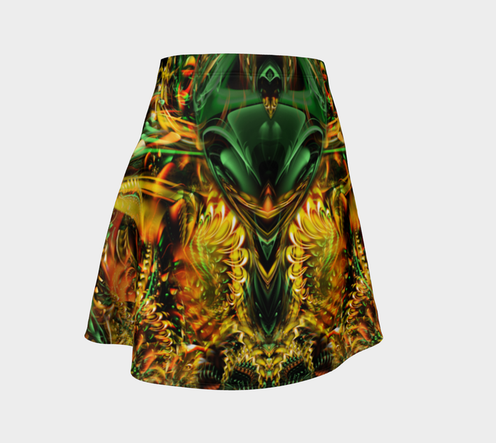 Iterative Design High Waist Flare Skirt