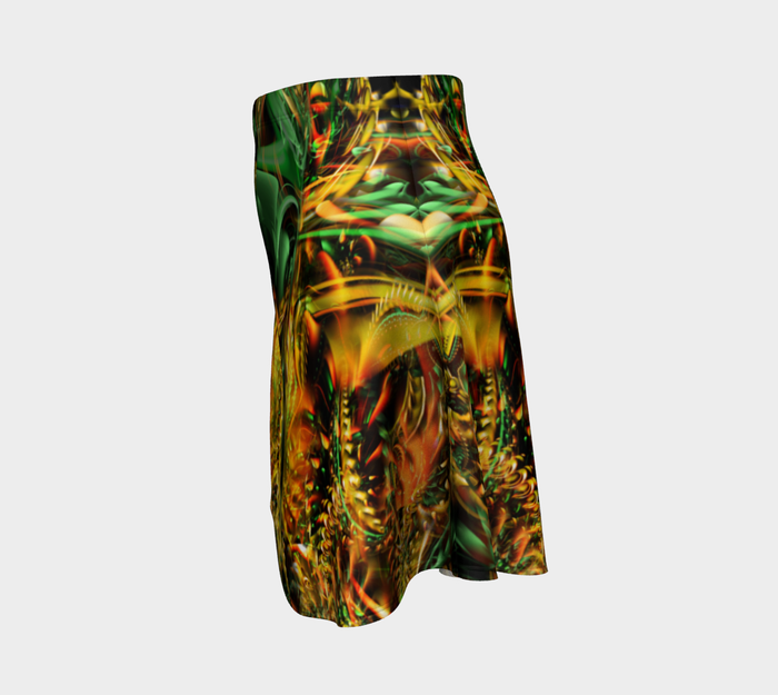 Iterative Design High Waist Flare Skirt