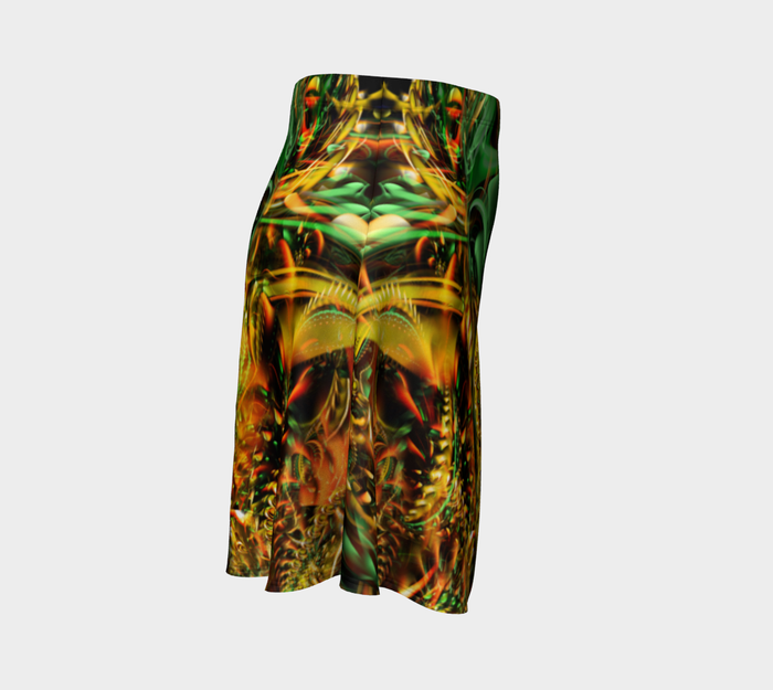 Iterative Design High Waist Flare Skirt