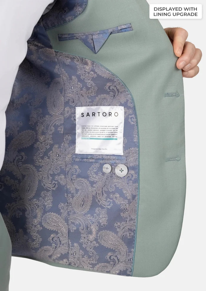 Jade Green Performance Wool Suit - SARTORO