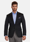 Jet Black Performance Stretch Jacket - SARTORO
