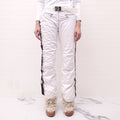 JETSET WHITE SNOW PANTS WITH STAR DETAIL - SIZE 3