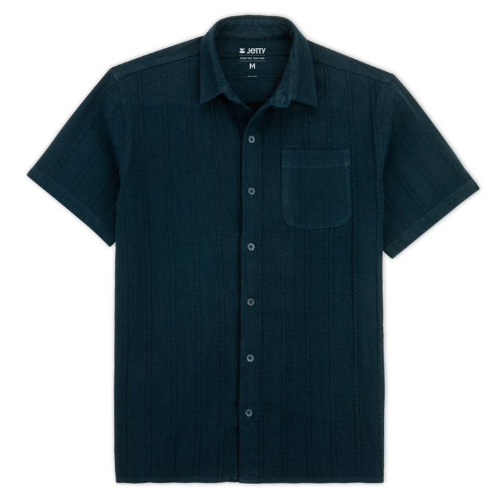 JETTY MENS BREEZE JACQUARD SHORT SLEEVE SHIRT 25