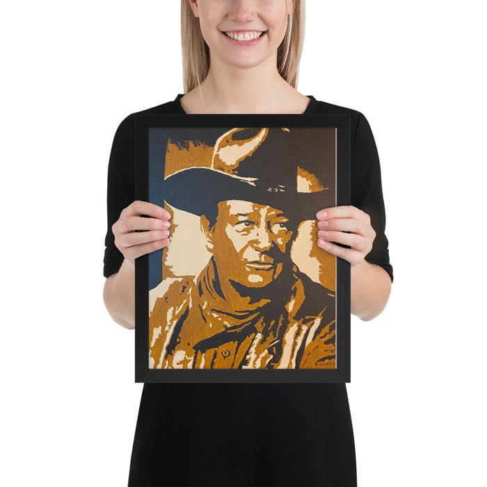 John Wayne Framed Poster 11x14
