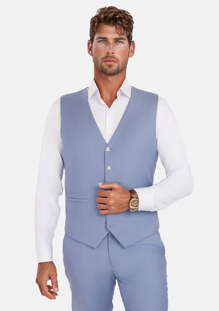 Jordy Blue Vest - SARTORO
