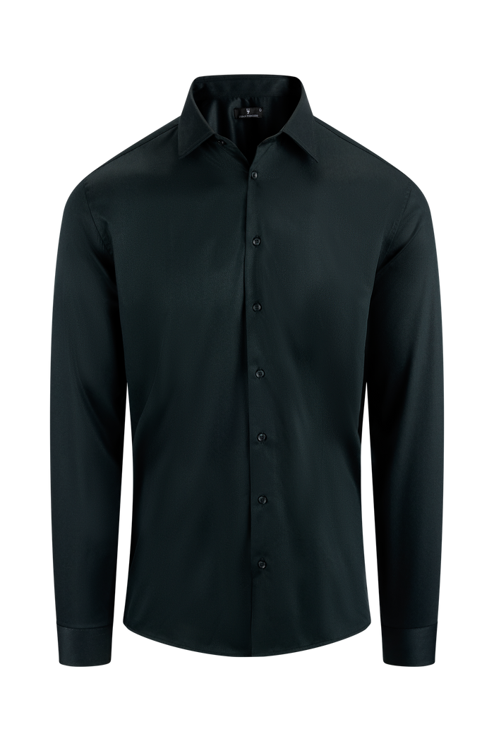 Urban Pioneers Male Julian LS Shirt SHIRT DARK EMERALD