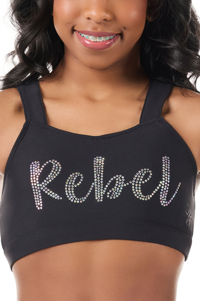 Kayla Sports Bra in Black