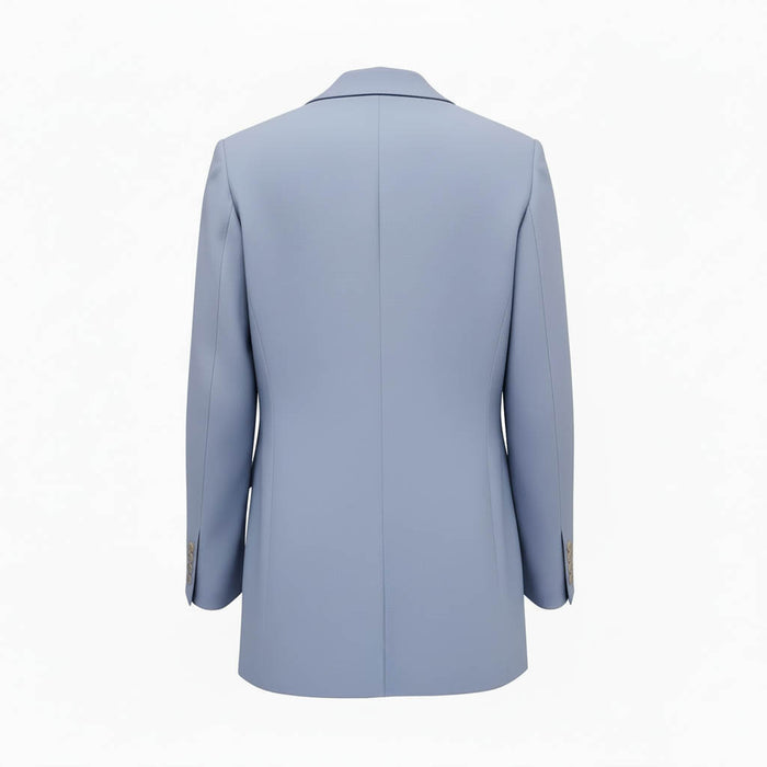 KHAITE BLUE OVERSIZED BLAZER - SIZE 0