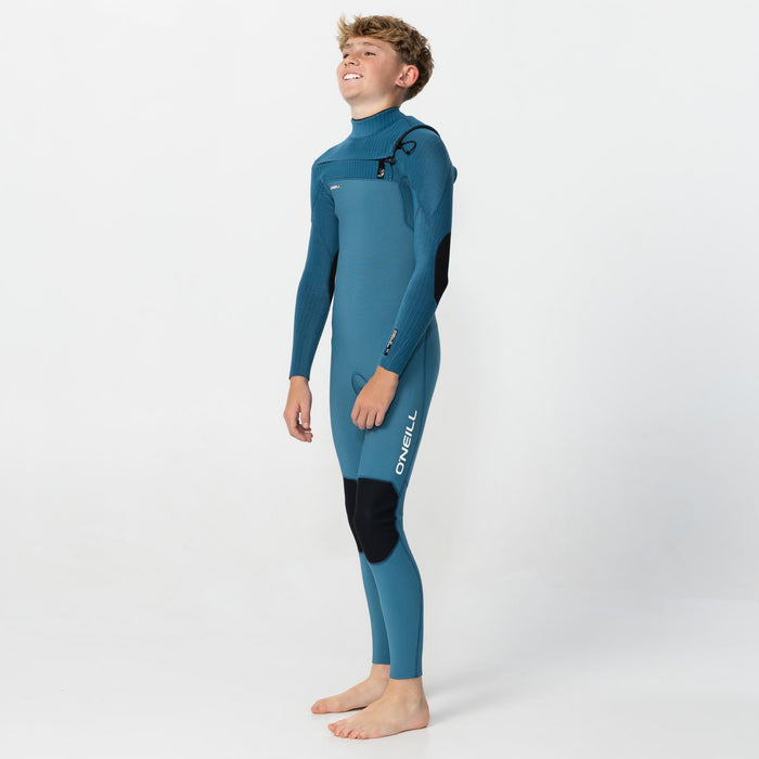 Kid's HyperFreak 3/2+mm Steamer Chest Zip - Blue Haze