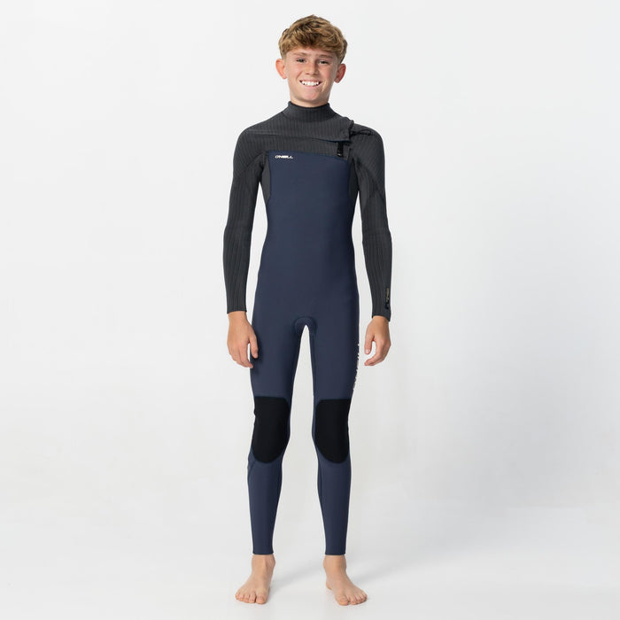 Kid's HyperFreak 3/2+mm Steamer Chest Zip - Slate