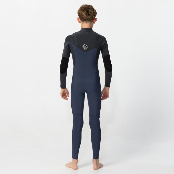 Kid's HyperFreak 3/2+mm Steamer Chest Zip - Slate