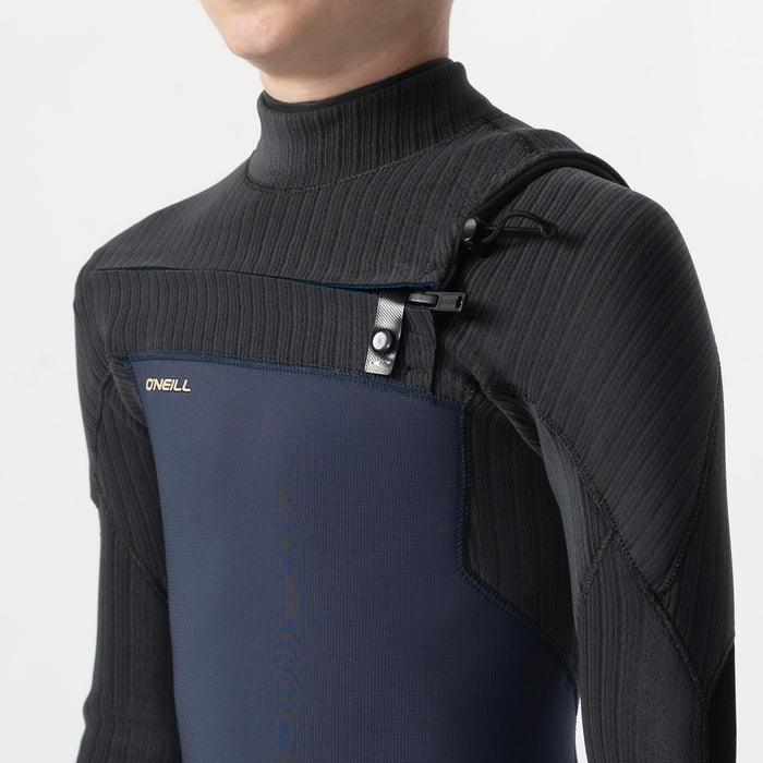 Kid's HyperFreak 3/2+mm Steamer Chest Zip - Slate