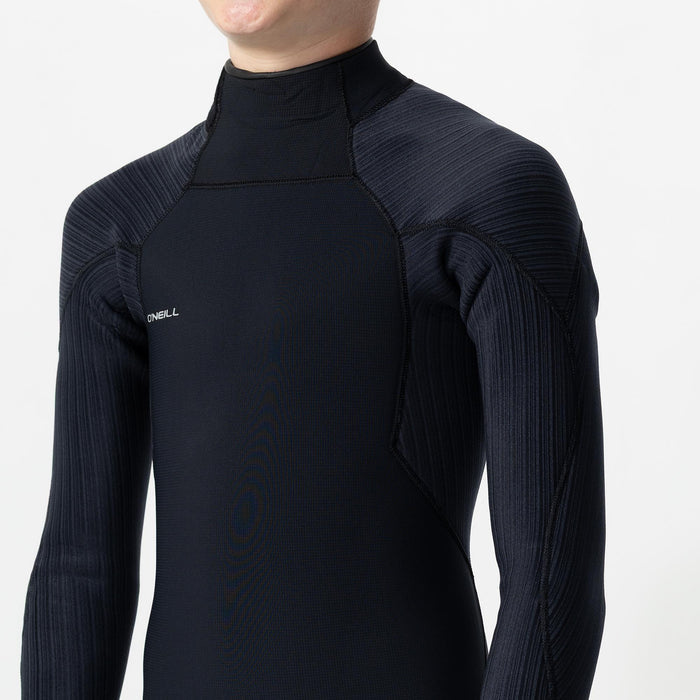 Kid's HyperFreak 4/3+mm Steamer Back Zip - Black