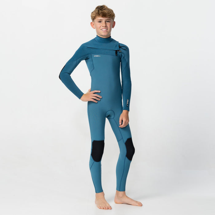 Kid's HyperFreak 4/3+mm Steamer Chest Zip - Blue Haze