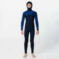 Kid's HyperFreak Hooded 5/4+mm Steamer Chest Zip - Twilight Blue