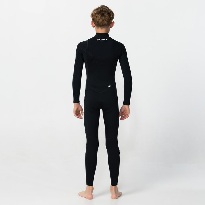 Kid's Reactor GBS 3/2mm Steamer Chest Zip - Black