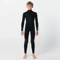 Kid's Reactor GBS 4/3mm Steamer Chest Zip - Black