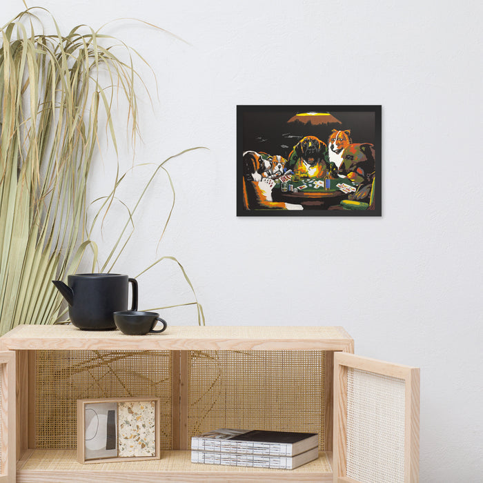 Know When to Fold Em Framed Poster 12x16