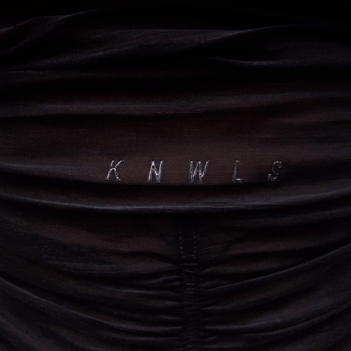 KNWLS RUCHED MINI DRESS - SIZE 14 (SIZE 8 US)