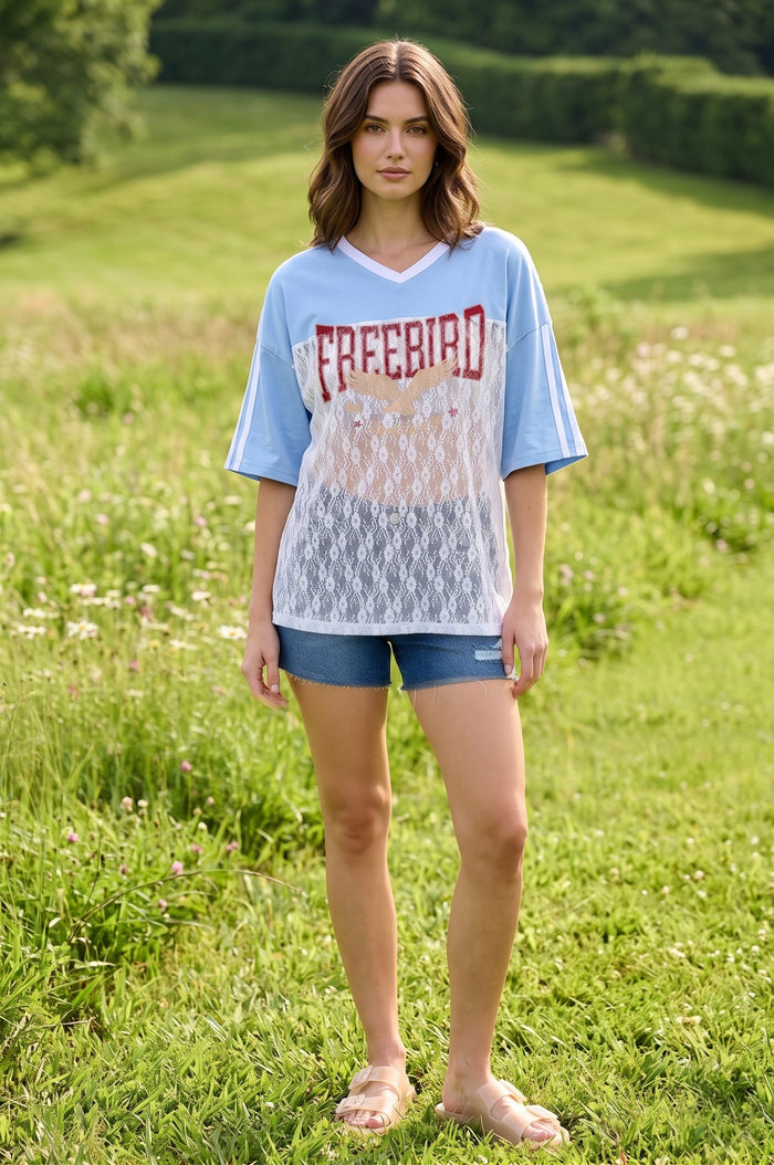 Cherry Coke Lace Graphic Tee