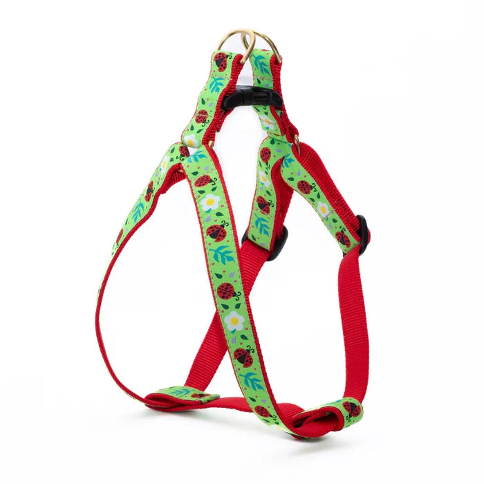 Ladybug Dog Harness (optional Leash)