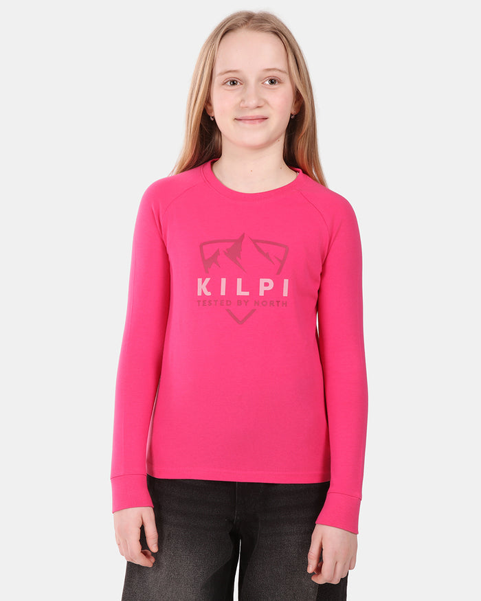 Langarm-T-Shirt aus Baumwolle für Mädchen Kilpi VERATI-JG