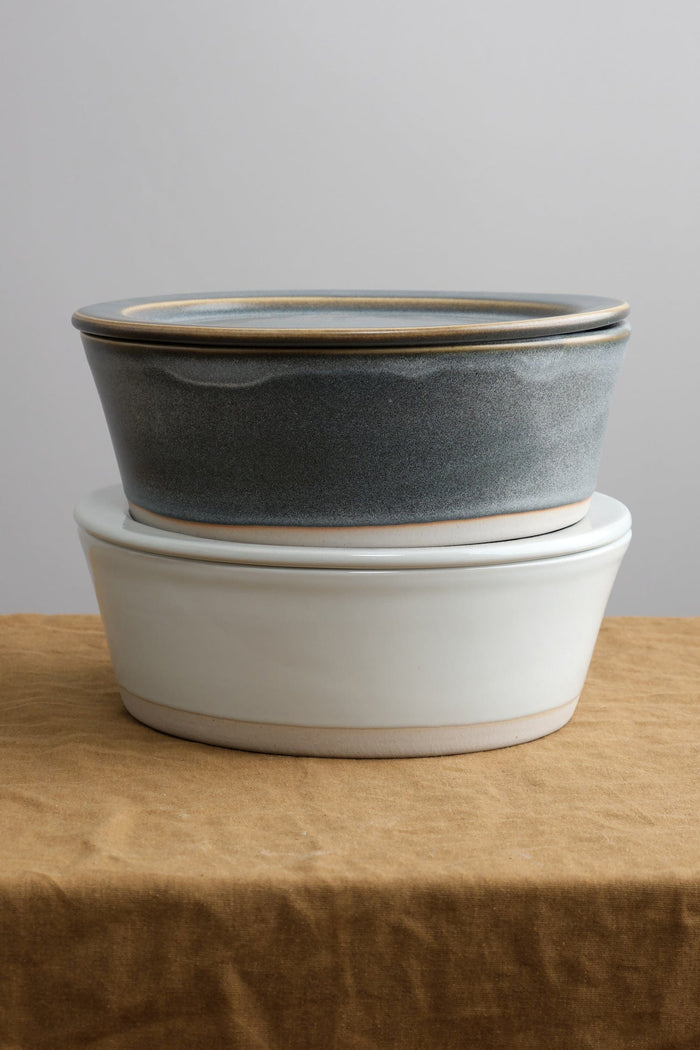 WRF Lab Ceramics Home Kitchen Serving Large Container with Lid