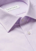 Lavender Dobby Bamboo Shirt - SARTORO