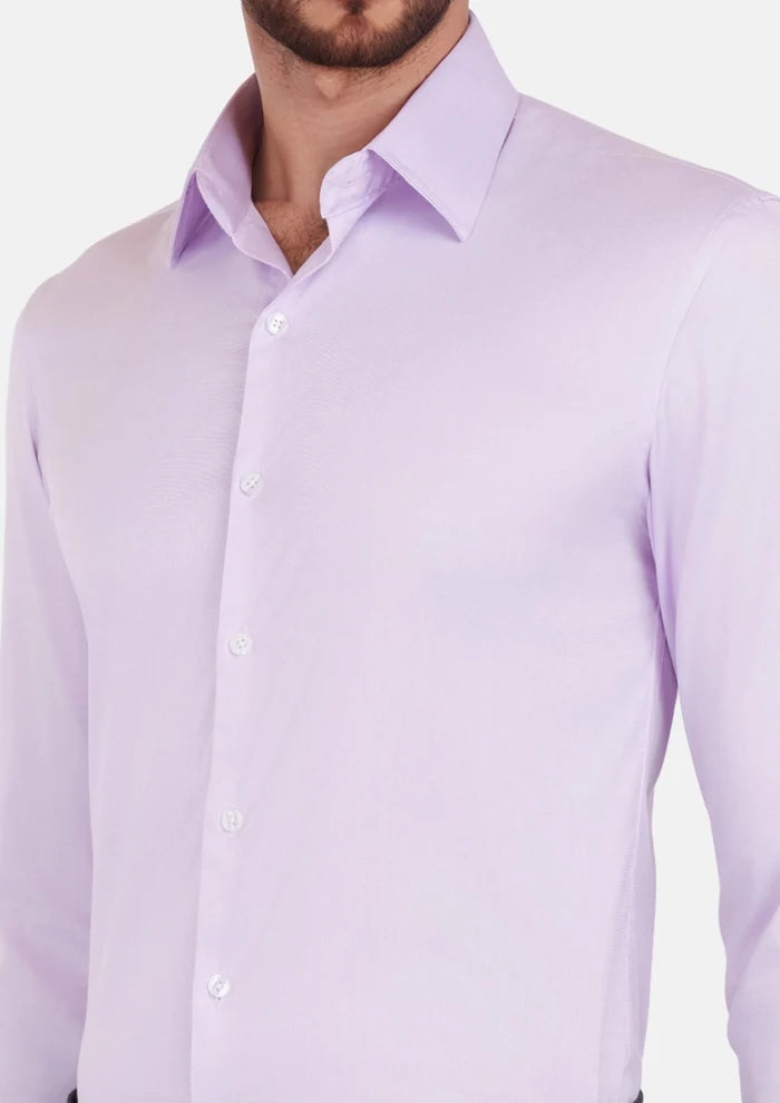 Pink Lavender Ultrasoft Bamboo Shirt - SARTORO