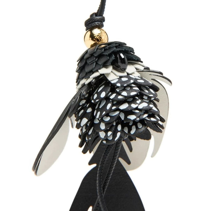Loewe_leather_bird_charm_black_white_with_gold_Anagram