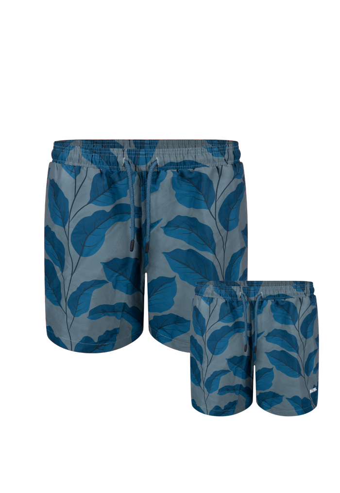 Leaves Father & Son Swim Trunks