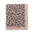Leopard Animal - Organic Cotton Jacquard Knit Baby Blanket