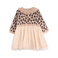 Leopard Jacquard Sweater Knit Baby Tutu Dress (Organic Cotton)