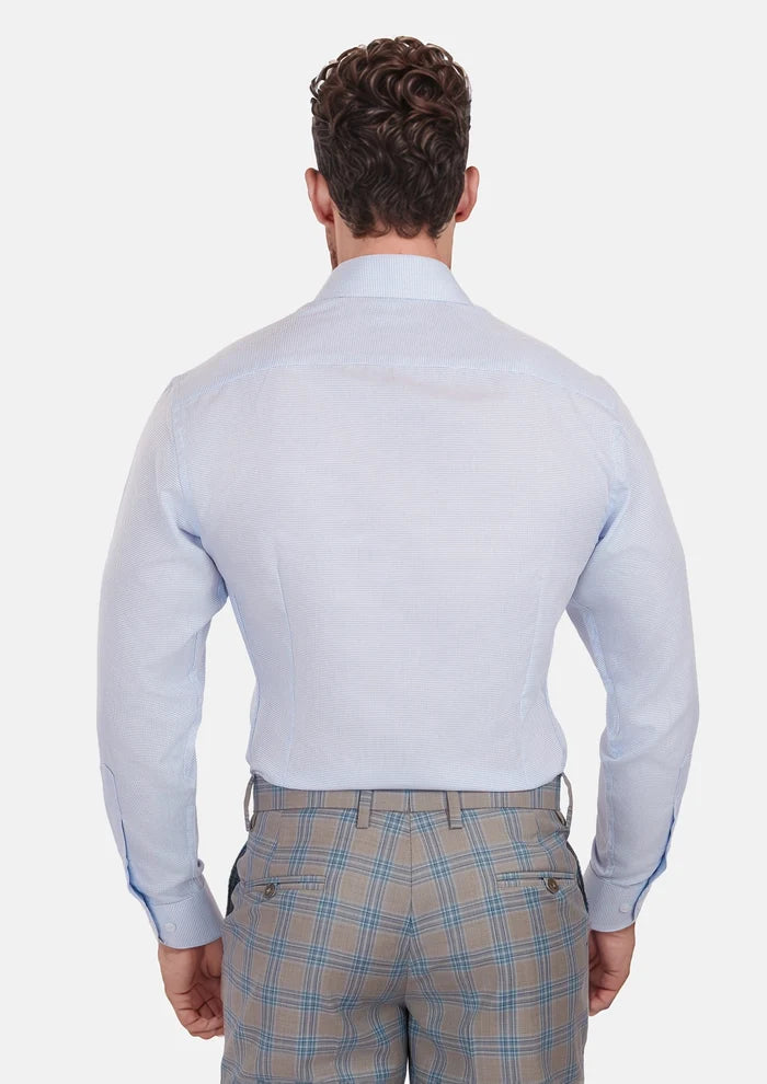 Light Blue Micro Oxford Shirt