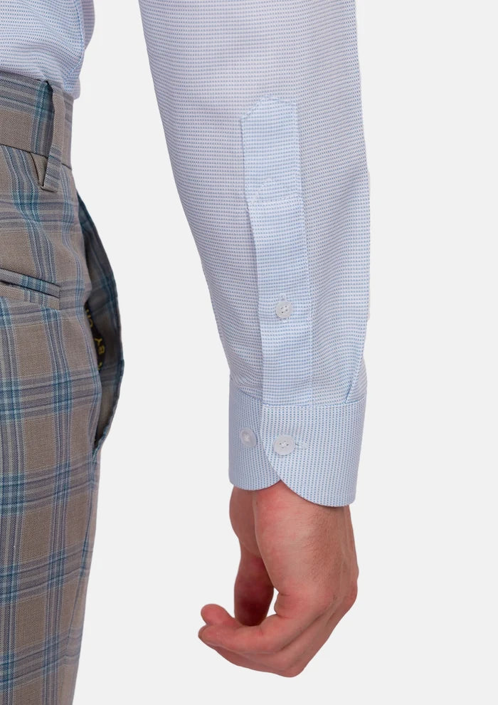 Light Blue Micro Oxford Shirt