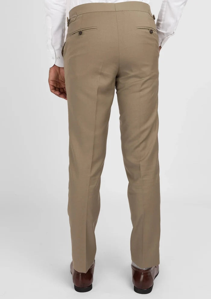 Nobility Light Brown Pants - SARTORO