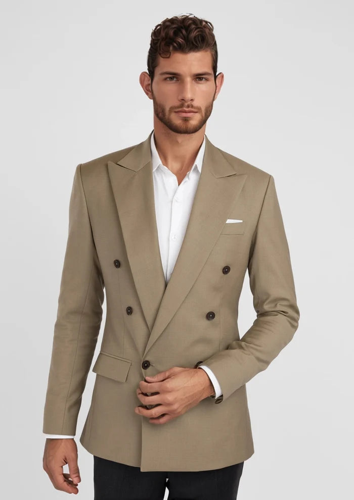 Light Brown Rockafeller Jacket - SARTORO