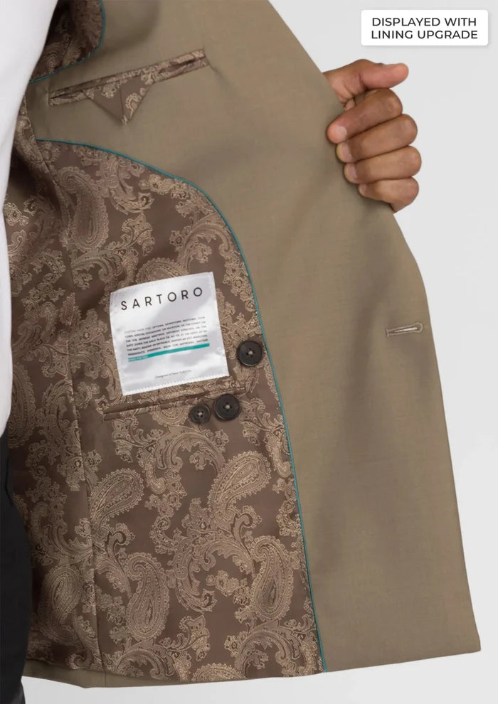 Light Brown Rockafeller Jacket - SARTORO