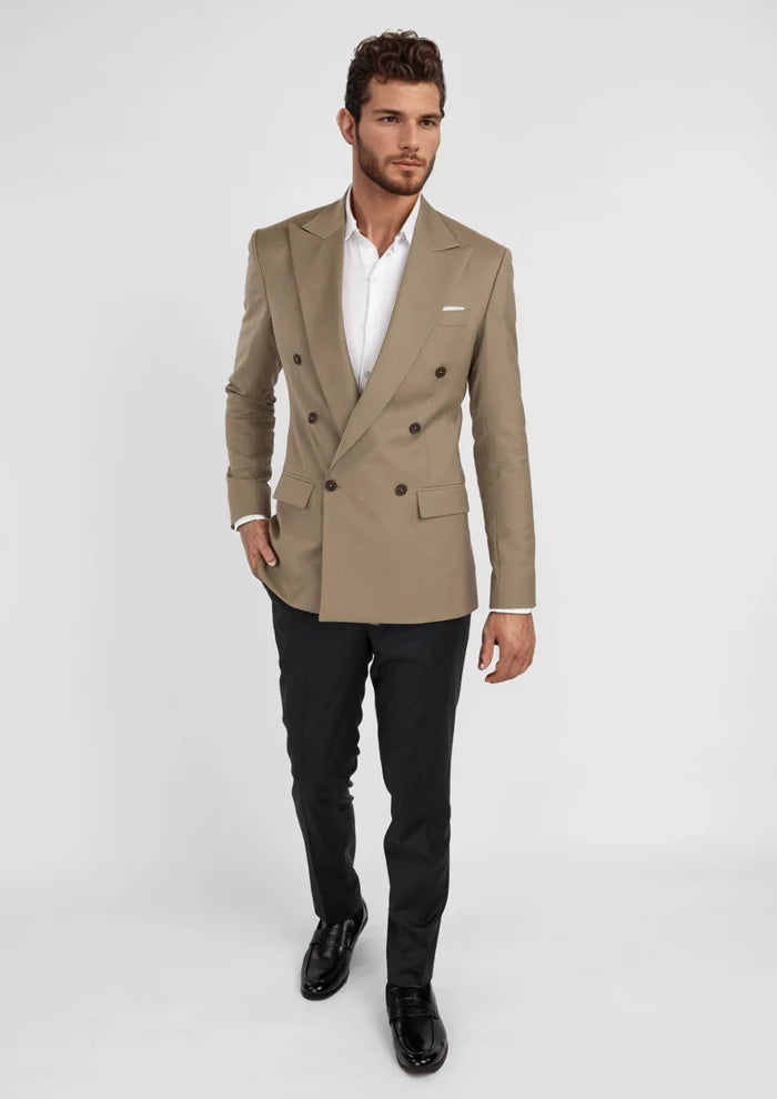 Light Brown Rockafeller Jacket - SARTORO