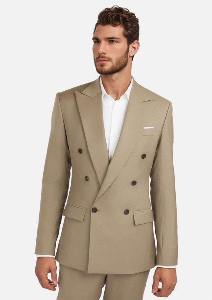Light Brown Rockafeller Suit - SARTORO