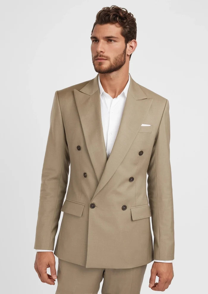Light Brown Rockafeller Suit - SARTORO