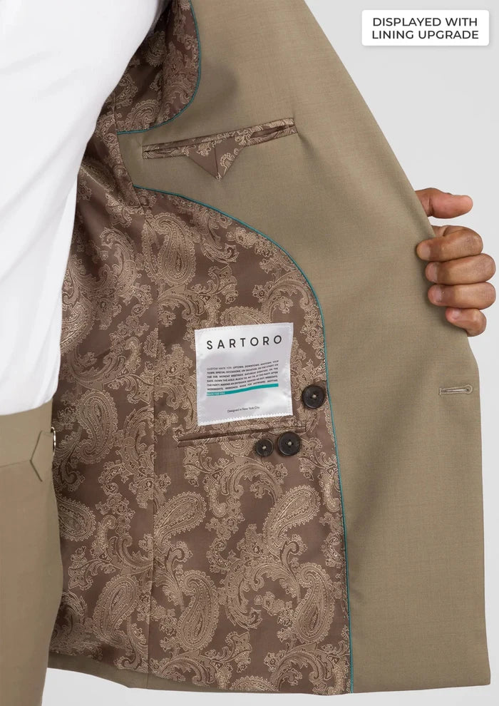 Light Brown Rockafeller Suit - SARTORO