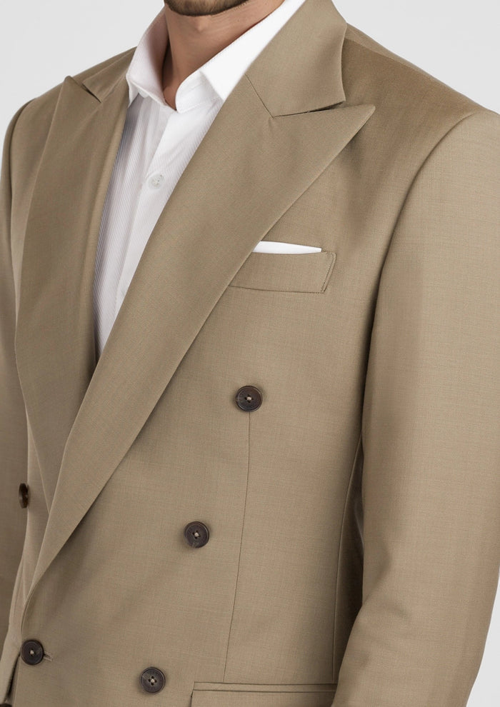 Light Brown Rockafeller Suit - SARTORO