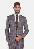 Cincinnati Lilac Checked Bamboo Suit - SARTORO