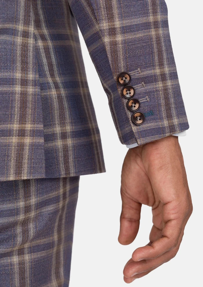 Cincinnati Lilac Checked Bamboo Suit - SARTORO