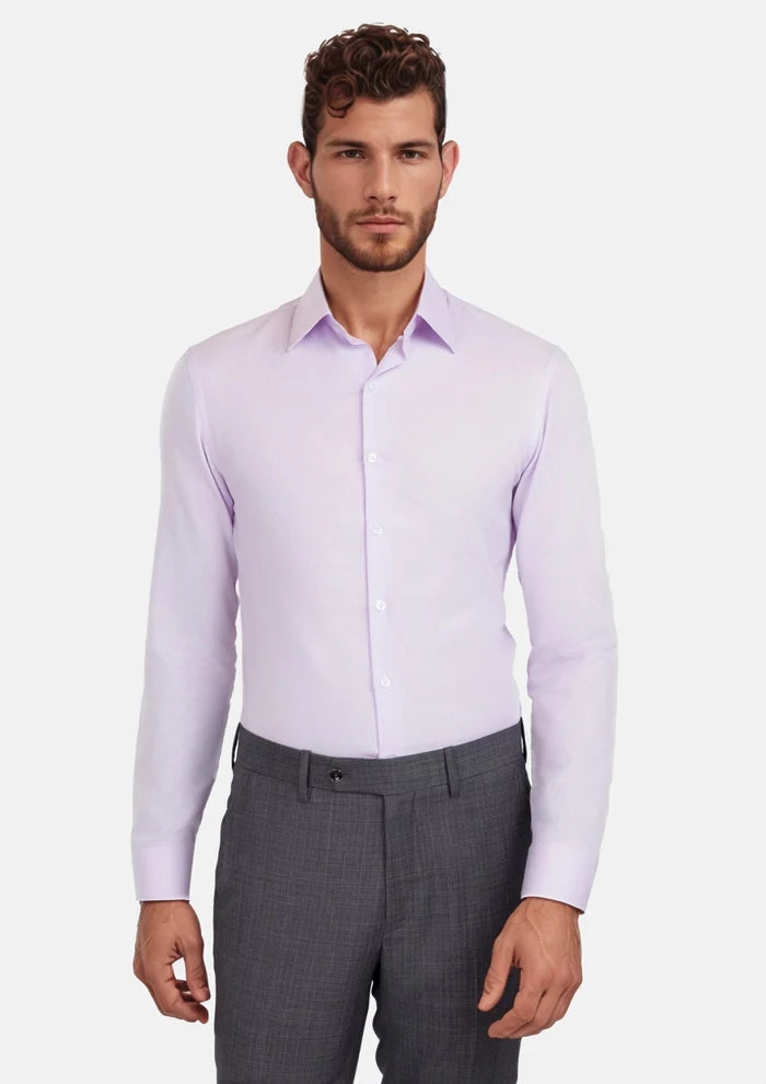 Lilac Textured Shirt - SARTORO