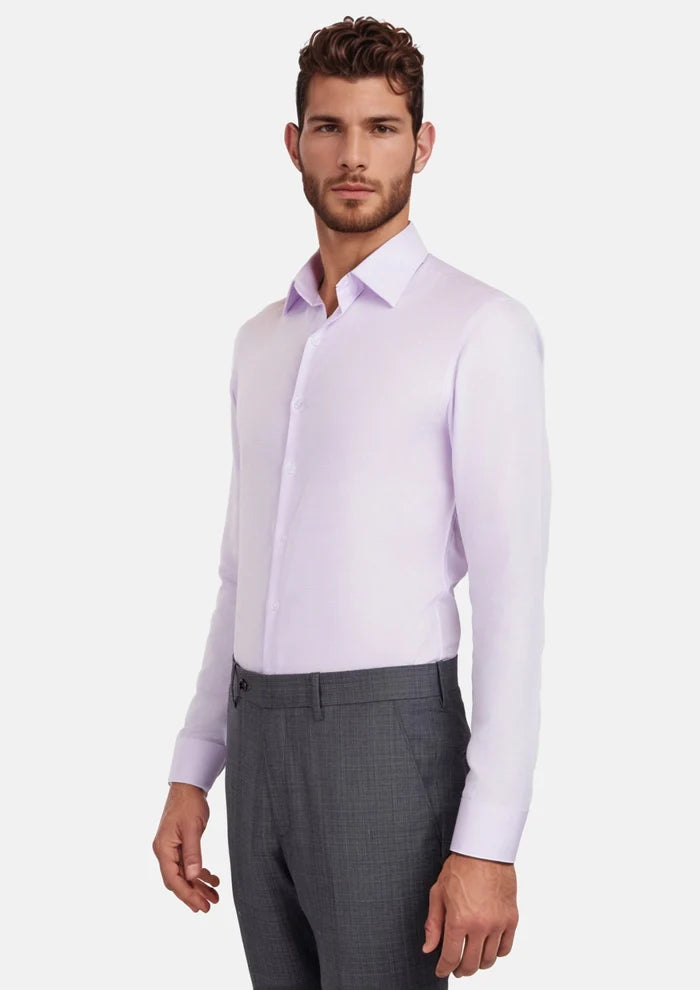 Lilac Textured Shirt - SARTORO
