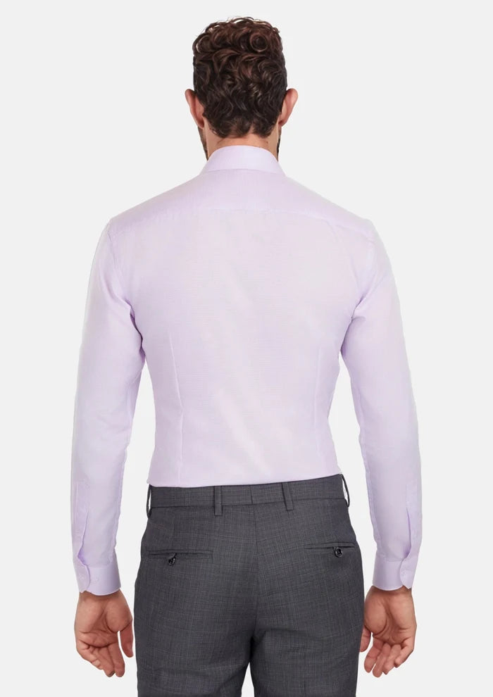 Lilac Textured Shirt - SARTORO