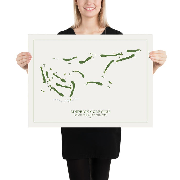 Lindrick Golf Club: Modern Golf Course Map