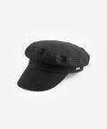 Black cap on a light gray background #color_black